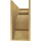 Ekena Millwork 11"W x 33"D x 22"H Classic New Brighton Rough Cedar Woodgrain TimberThane Corbel, Primed Tan CORUR11X33X22NEBRCPR - alternate 2